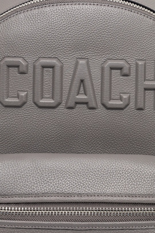 Kožený ruksak Coach sivá CV928