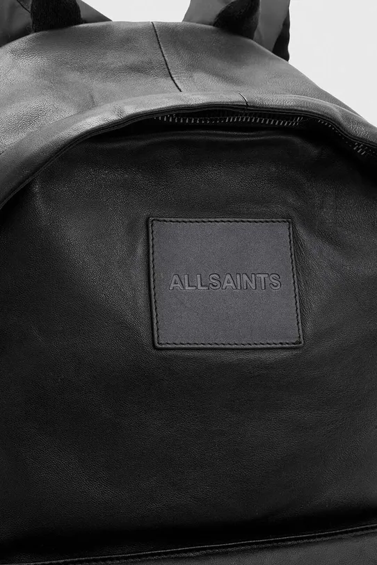 Шкіряний рюкзак AllSaints CARABINER BACKPACK чорний M164XB