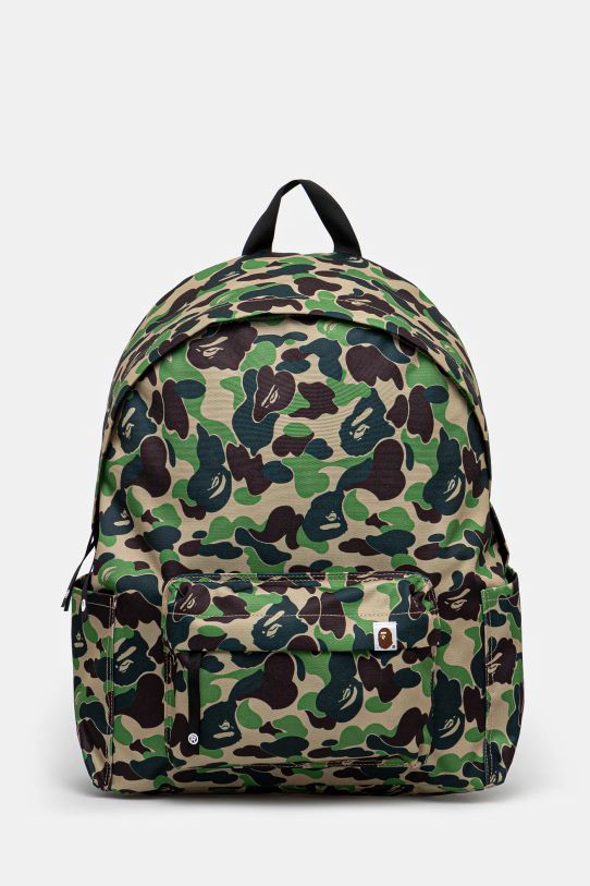 A Bathing Ape plecak Abc Camo Daypack tekstylny zielony 1K80189004