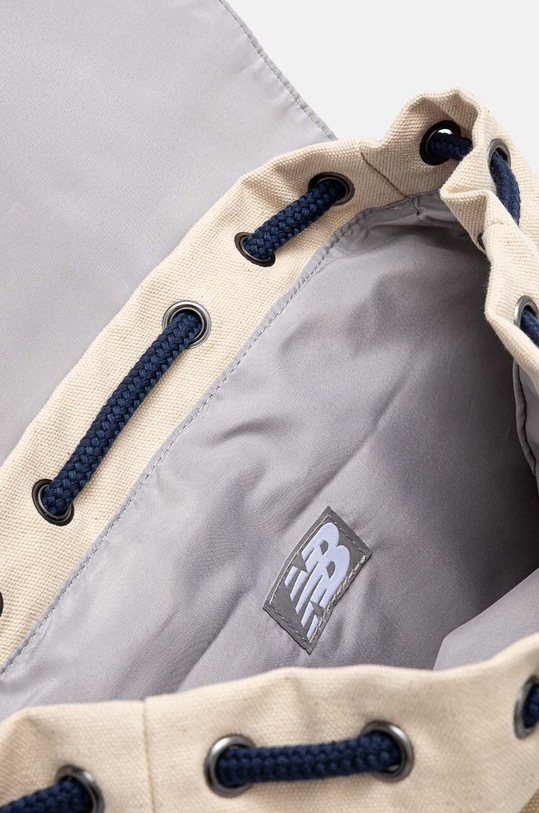 Bavlnený batoh New Balance LAB23170NNY béžová