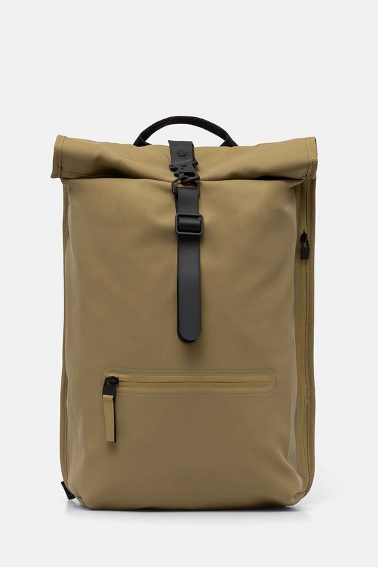 Batoh Rains Rolltop Rucksack W3 hladký zelená 13320.44