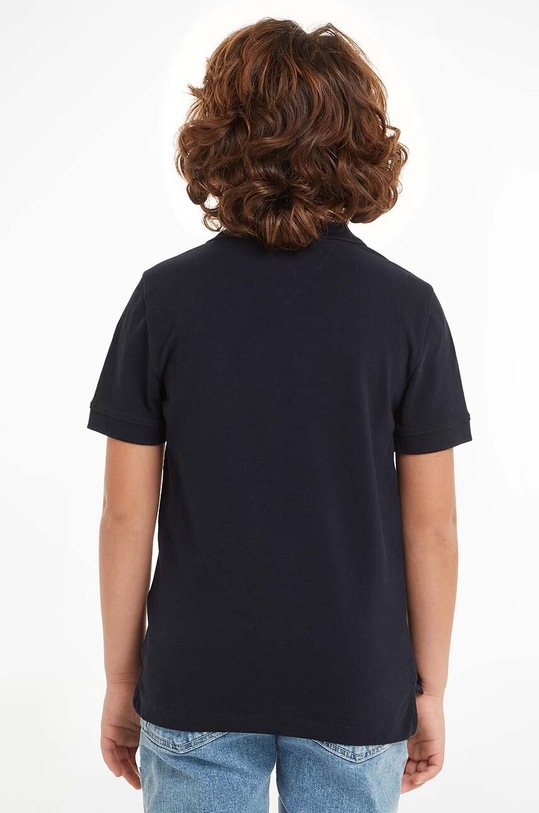 Detská bavlenná polokošeľa Tommy Hilfiger KB0KB09025.9BYH.128.176