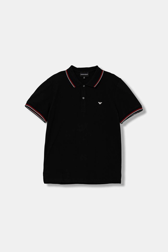 Otroški polo Emporio Armani Z elastanom črna 8N4FB3.1JPTZ