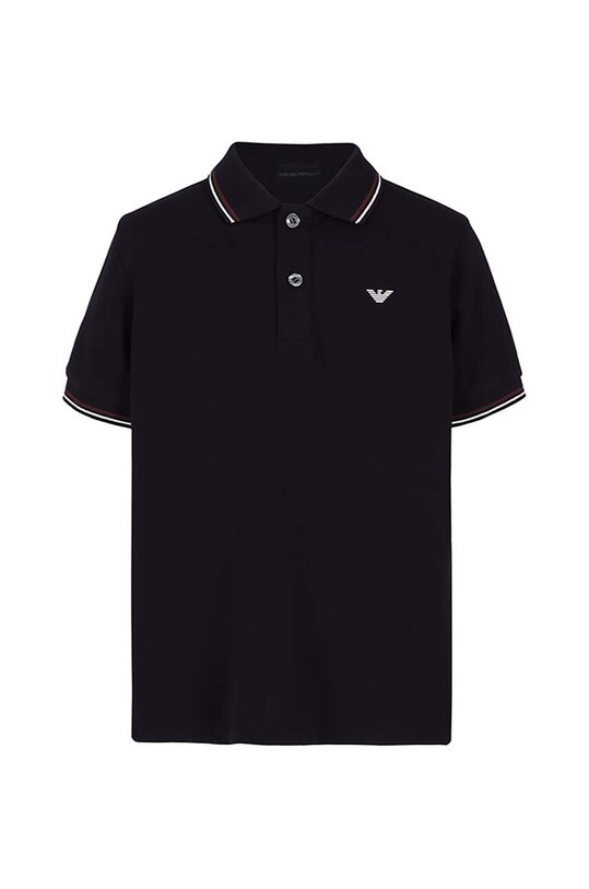 Дитяче поло Emporio Armani з еластаном чорний 8N4FB3.1JPTZ