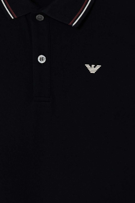 Băieți Emporio Armani tricou polo copii 8N4FB3.1JPTZ negru