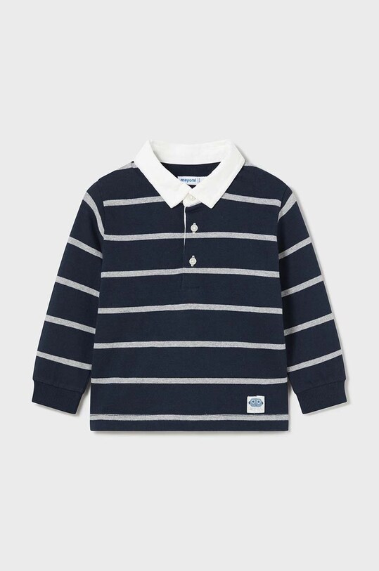 Dětské polo tričko Mayoral s elastanem námořnická modř 2185.3F.Baby.9BYH