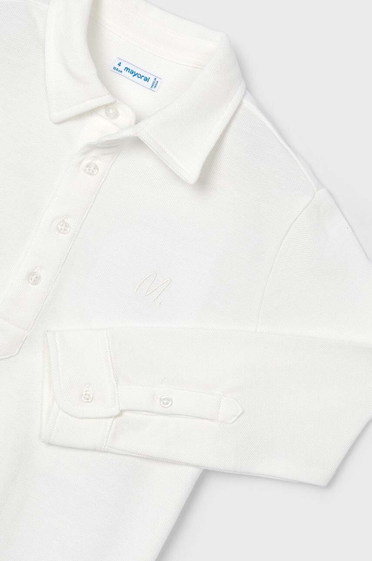 Mayoral tricouri polo din bumbac pentru copii 4101.5A.Mini.9BYH bej AW24