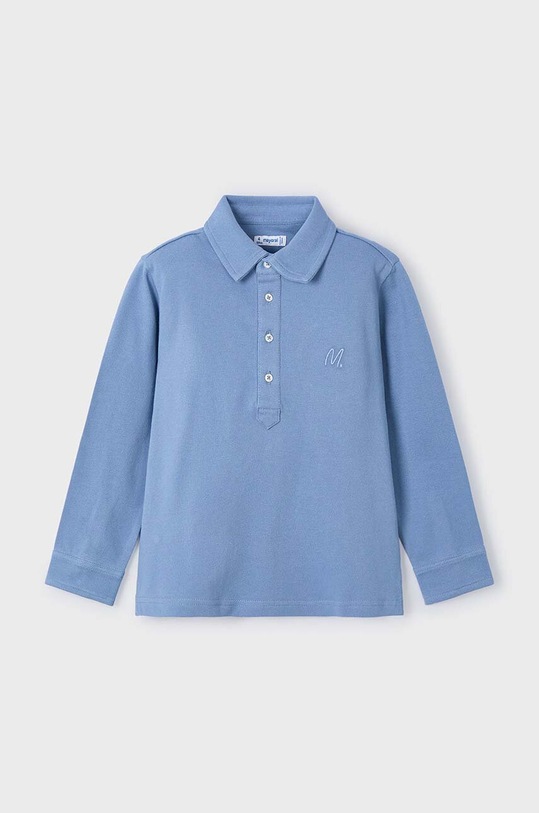 Παιδικά βαμβακερά μπλουζάκια πόλο Mayoral βαμβάκι γκρί 4101.5A.Mini.9BYH