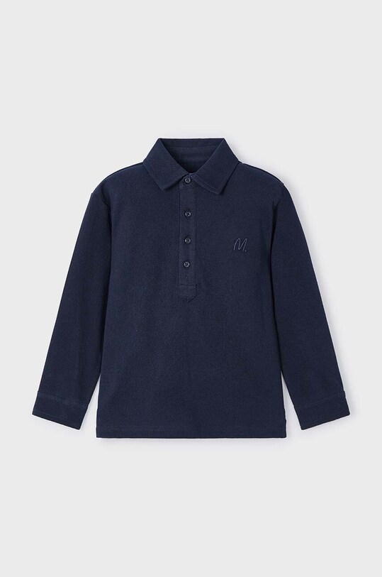 Mayoral polo bawełniane dziecięce bawełna granatowy 4101.5A.Mini.9BYH