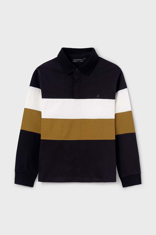 Mayoral longsleeve dziecięcy wzorzyste czarny 7101.7A.Junior.9BYH