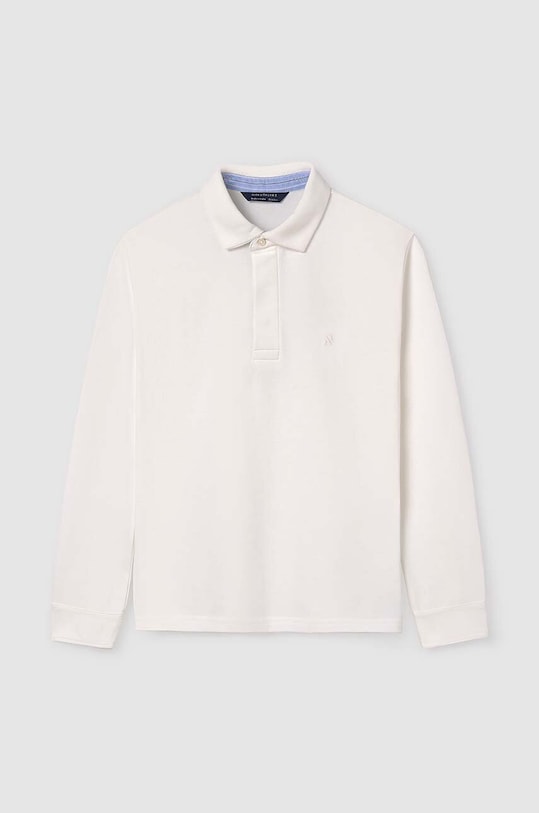 Mayoral polo bawełniane dziecięce 7104.7C.Junior.9BYH beżowy AW24