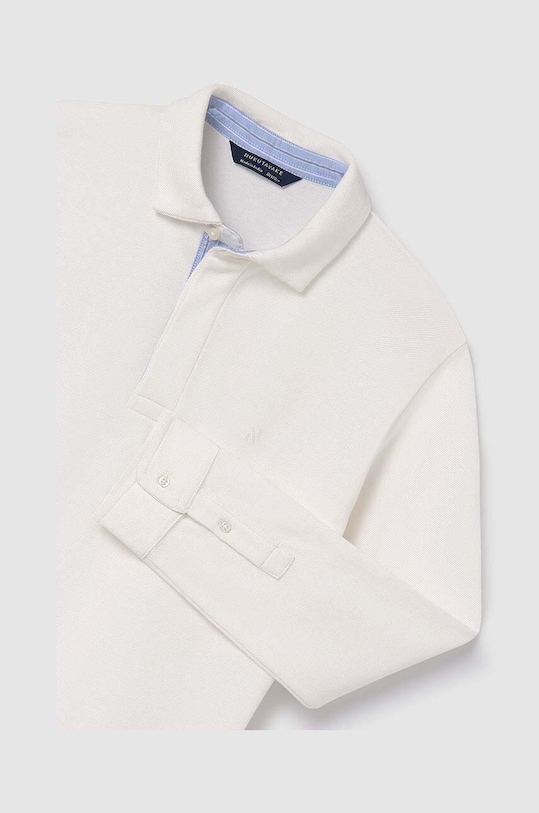 Chłopiec Mayoral polo bawełniane dziecięce 7104.7C.Junior.9BYH beżowy