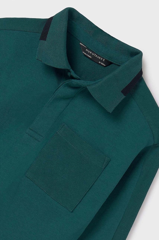 Mayoral polo dziecięce 7105.7D.Junior.9BYH turkusowy AW24