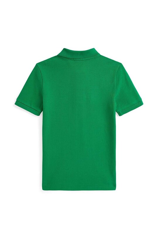 Детское хлопковое поло Polo Ralph Lauren 322952585001 зелёный AW24
