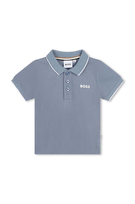 BOSS tricouri polo din bumbac pentru copii uni gri J51281.71.81