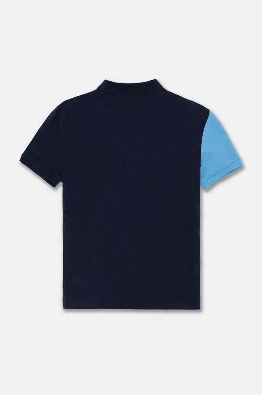 Detská bavlenná polokošeľa Lacoste PJ2475 tmavomodrá AW24