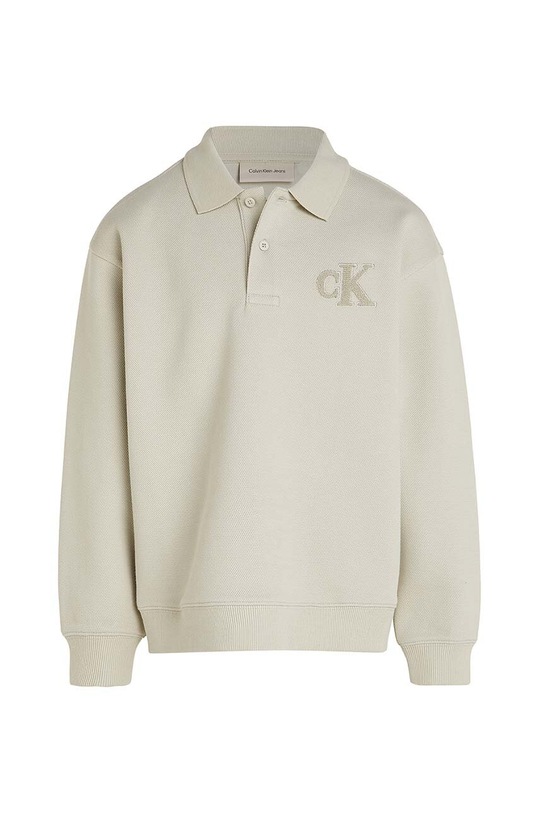 Calvin Klein Jeans bluza dziecięca IB0IB02231.9BYH beżowy AW24