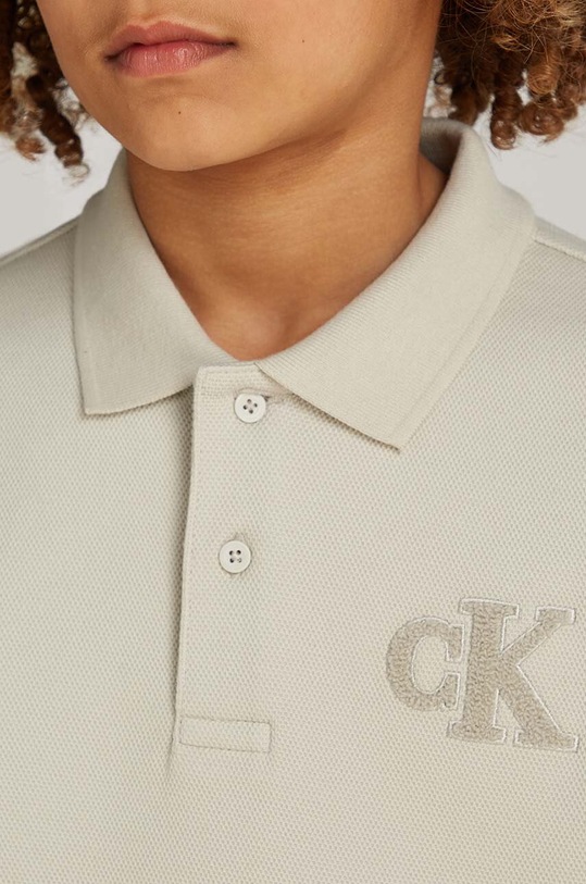 Calvin Klein Jeans bluza dziecięca IB0IB02231.9BYH beżowy