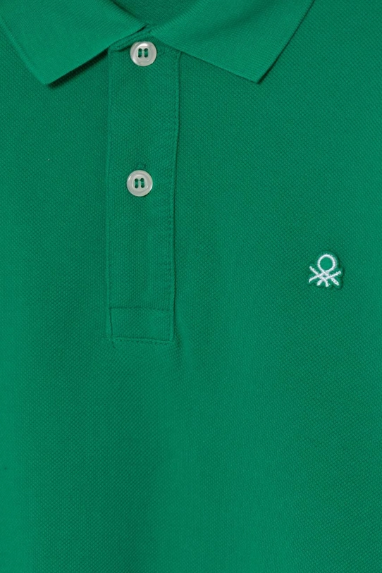 Băieți United Colors of Benetton longsleeve din bumbac pentru copii 3089C300Z.G.Reproposed verde