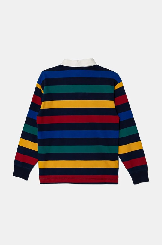 United Colors of Benetton longsleeve bawełniany dziecięcy 3TBXC301M.G.Seasonal granatowy AW24