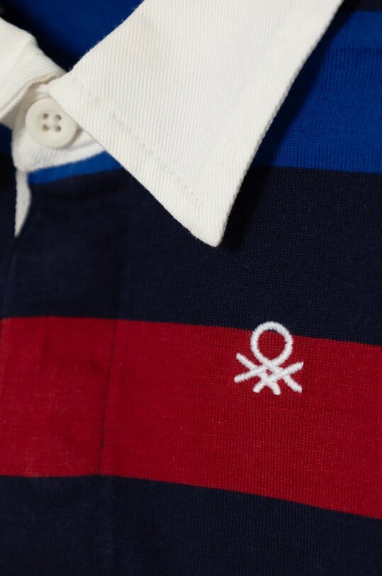 Chłopiec United Colors of Benetton longsleeve bawełniany dziecięcy 3TBXG300T.P.Seasonal granatowy