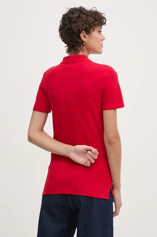 Îmbrăcăminte Tommy Hilfiger tricou polo WW0WW42607 rosu