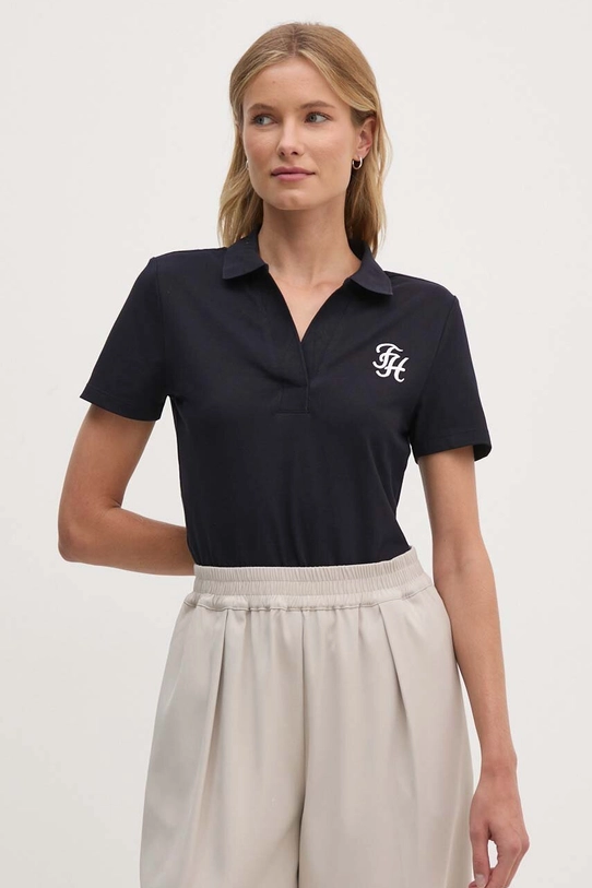 Îmbrăcăminte Tommy Hilfiger tricou polo WW0WW42607 bleumarin