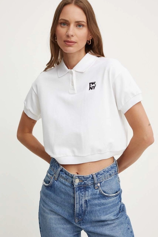 Dkny tricou polo imprimeu bej D2B4A108