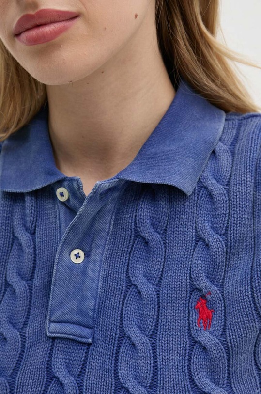 Polo Ralph Lauren kamizelka bawełniana 211943140 niebieski