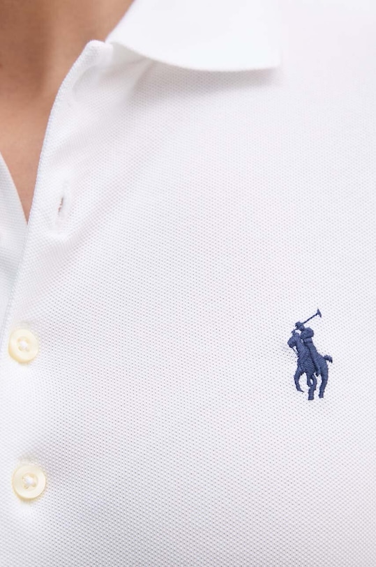 Tričko s dlouhým rukávem Polo Ralph Lauren 211958949 bílá