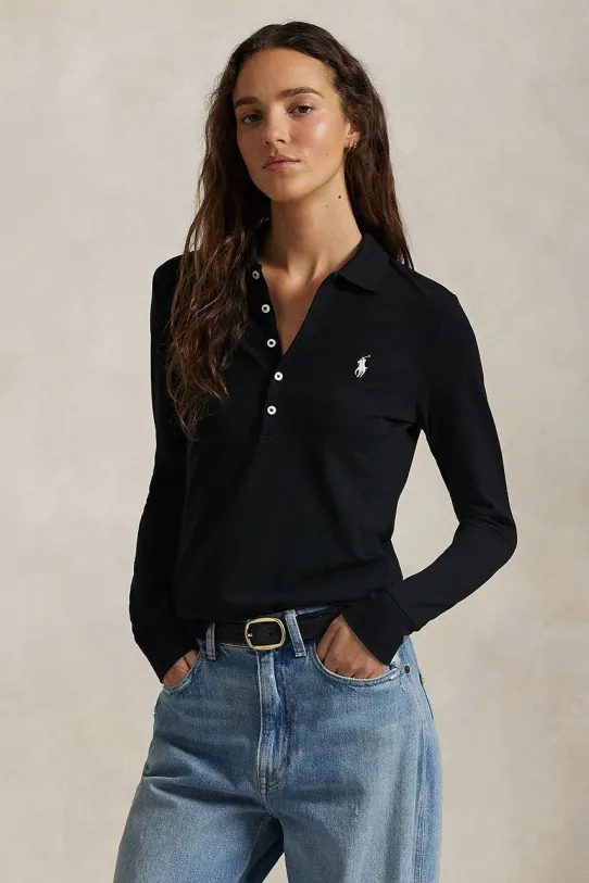 Polo Ralph Lauren longsleeve regular czarny 211958949