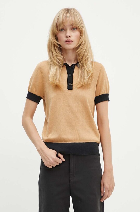 Levi's pulover din amestec de lana bej A8892