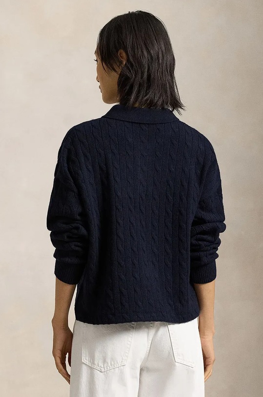 Вълнен пуловер Polo Ralph Lauren 211910158 син AW24