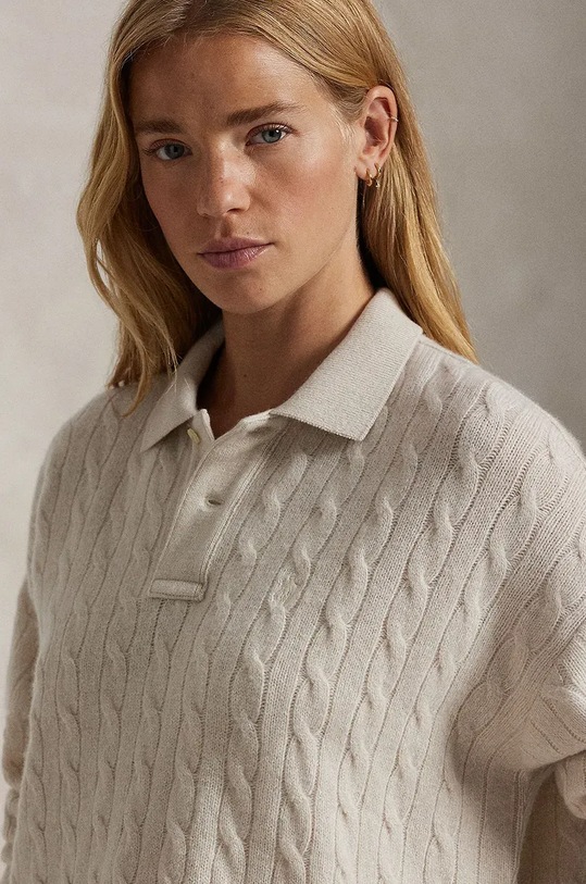 Вълнен пуловер Polo Ralph Lauren зелен 211910158