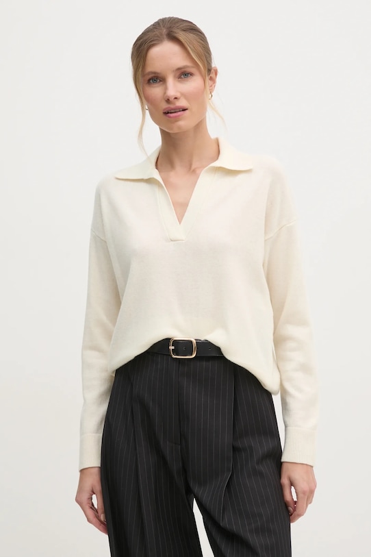 Sisley pulover subtiri bej 1044M300A