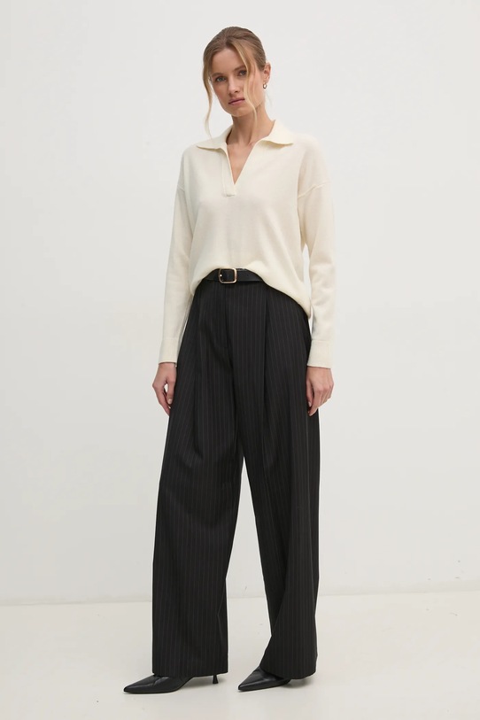 Sisley pulover 1044M300A bej AW24