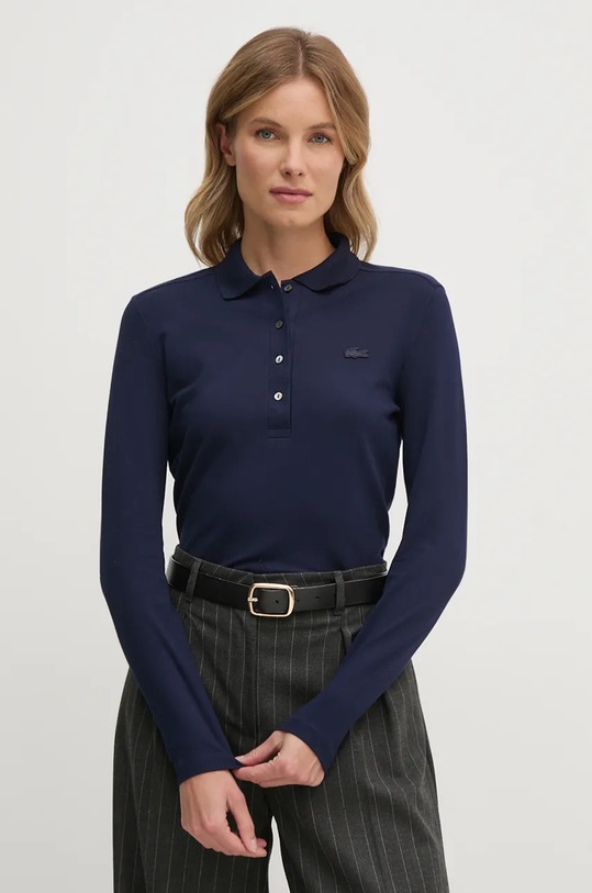 Lacoste longsleeve uni bleumarin PF5464