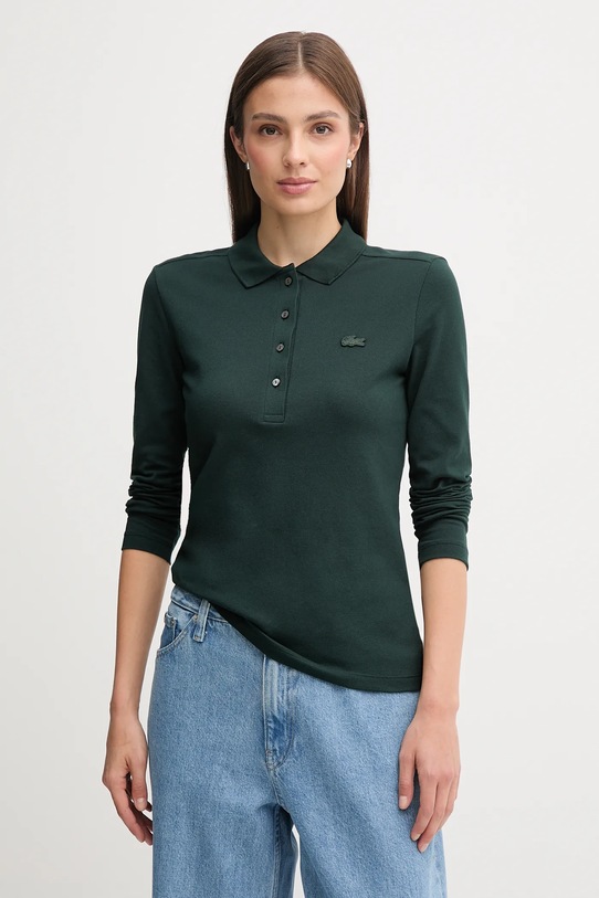 Lacoste longsleeve uni verde PF5464