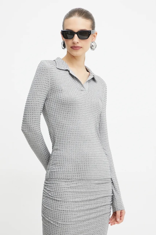 Longsleeve Pinko κανονικό γκρί 104452.A2B4