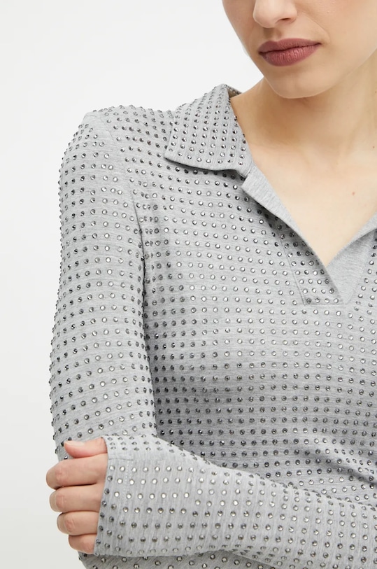 Longsleeve Pinko 104452.A2B4 γκρί