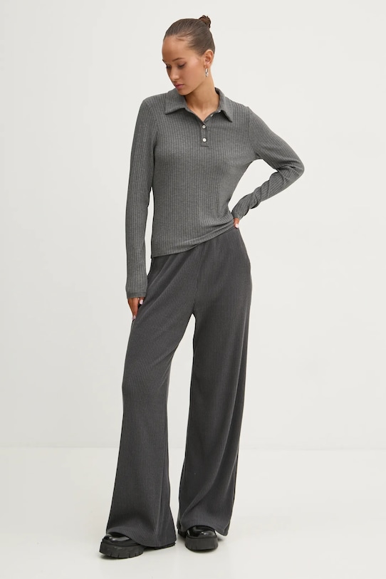 Μακρυμάνικο Abercrombie & Fitch KI139.4788.114 γκρί AW24