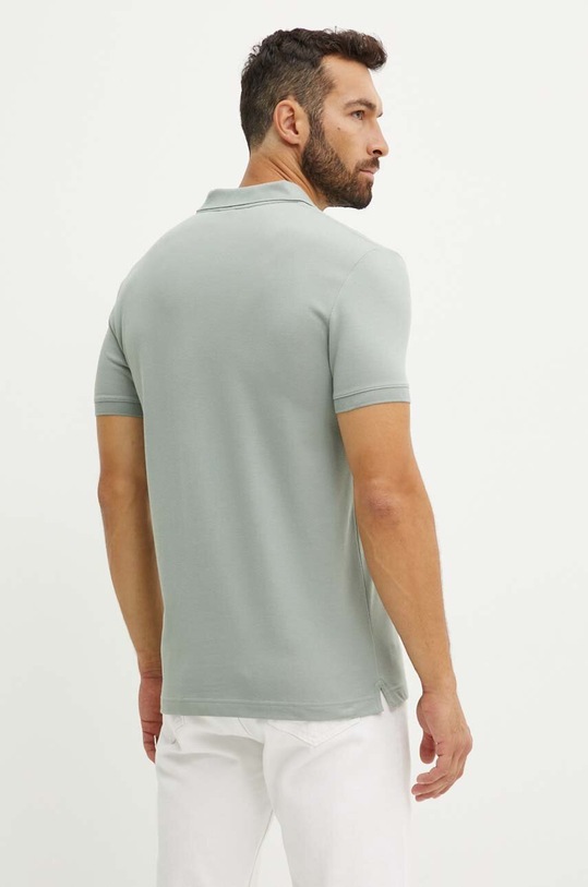 Тениска с яка Calvin Klein Jeans J30J325664 сив SS25