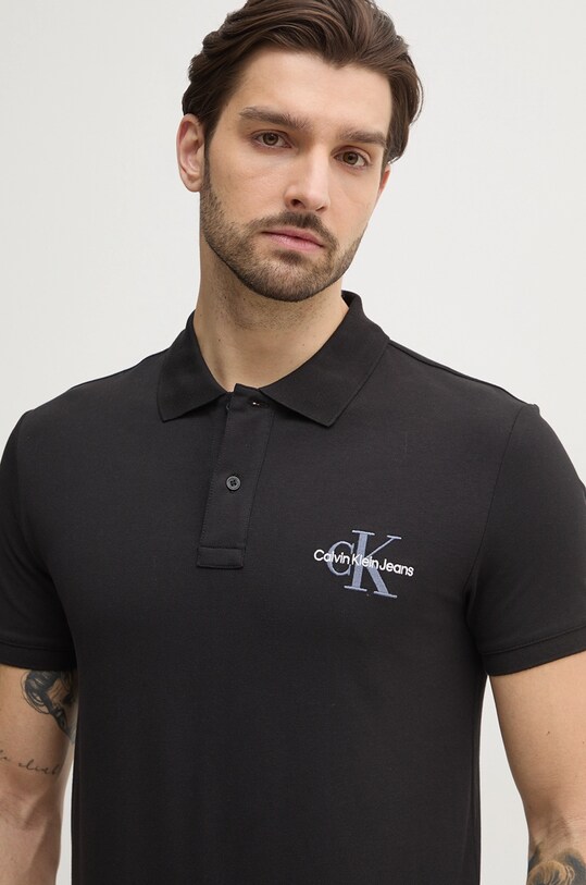 Calvin Klein Jeans tricou polo negru J30J325664