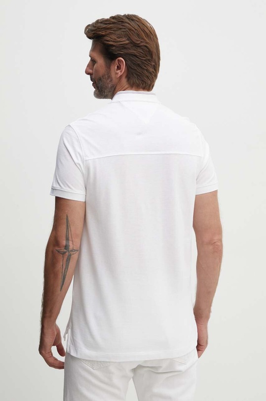 Îmbrăcăminte Tommy Hilfiger polo de bumbac MW0MW35589 alb