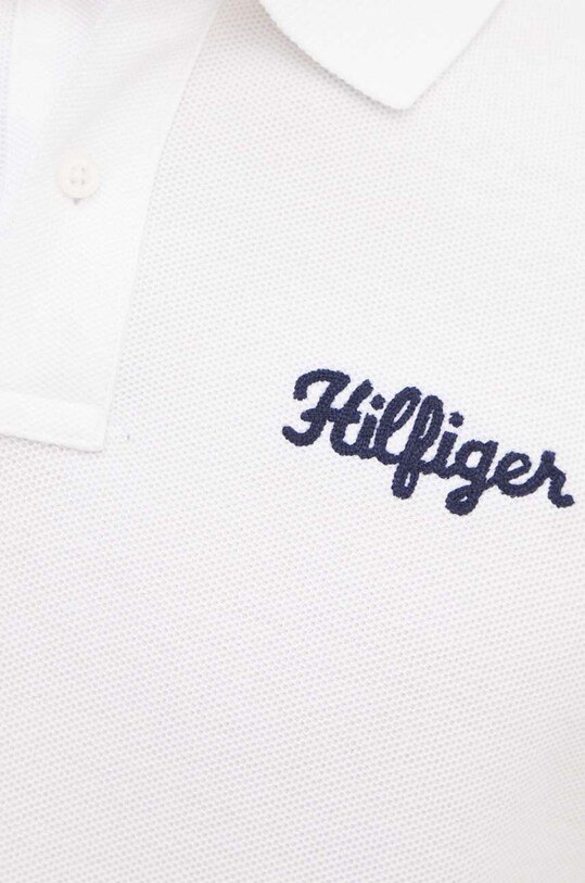 Бавовняне поло Tommy Hilfiger MW0MW35603 білий