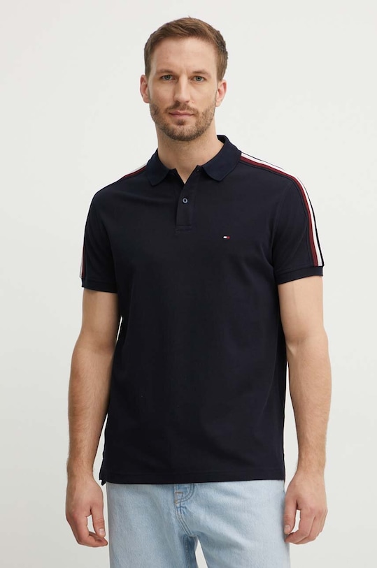 Tommy Hilfiger polo regular granatowy MW0MW35616