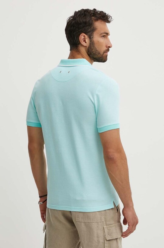 Odjeća Pamučna polo majica Vilebrequin PALATIN PLTAN300 tirkizna