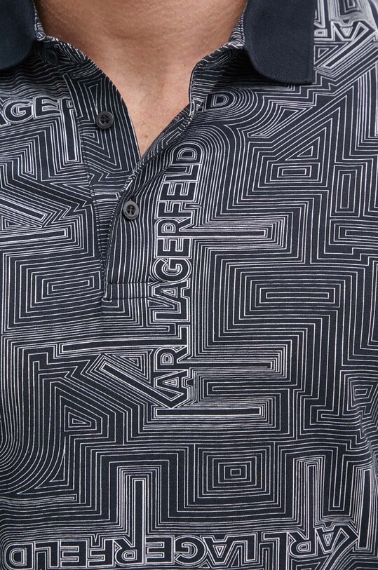 Karl Lagerfeld poló 543221.745084 fekete