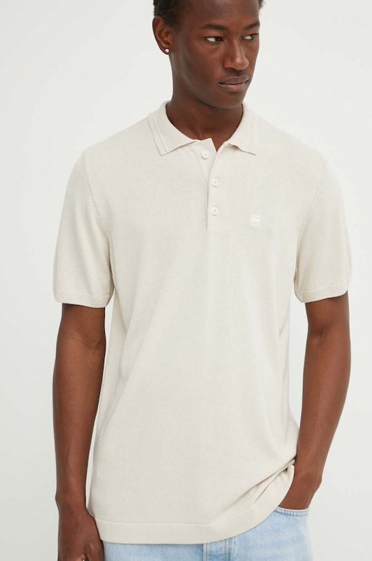 G-Star tricou polo bej D24663.D618