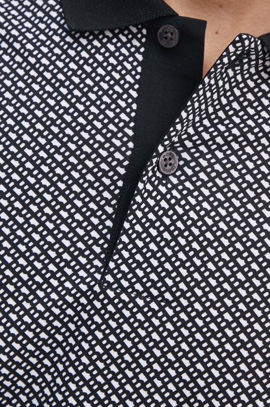 BOSS polo bawełniane 50518877 czarny